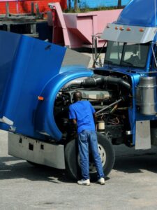 Diesel Mechanic at Work